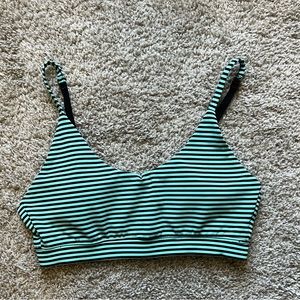 Forever 21 striped sports bra